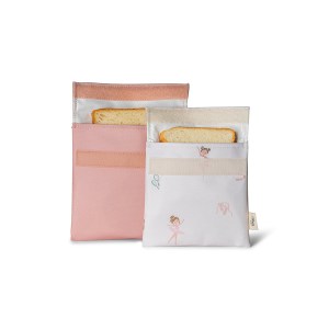 Z1054 - Reusable Sandwich Bag (set of 2) - Ballerina - Extra 5